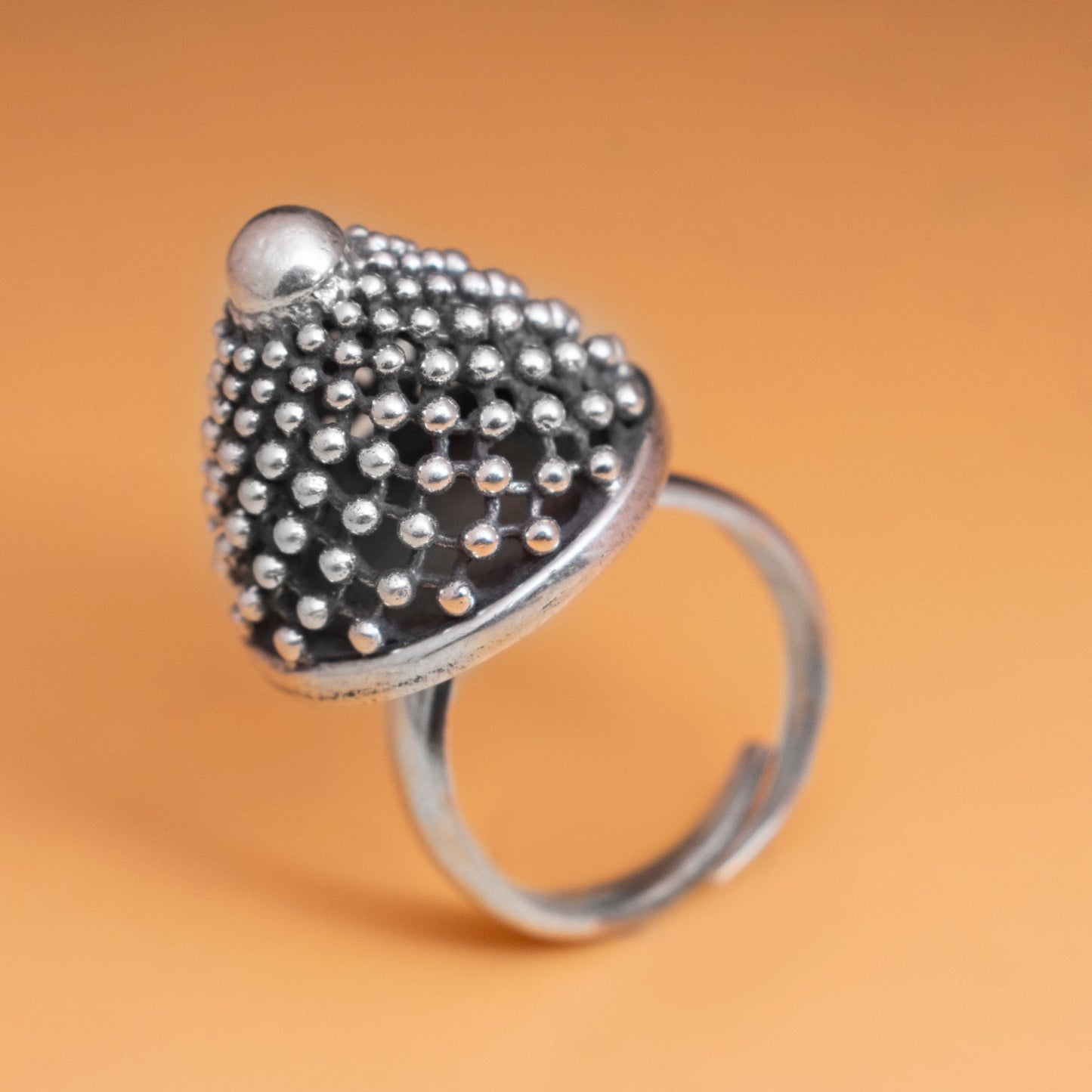 Pleasing Priyal Silver Ring