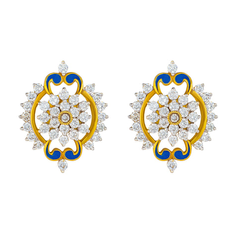 Hover Diamond Earrings