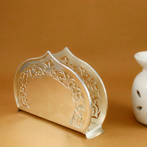 Elegant Silver Tissue Holder