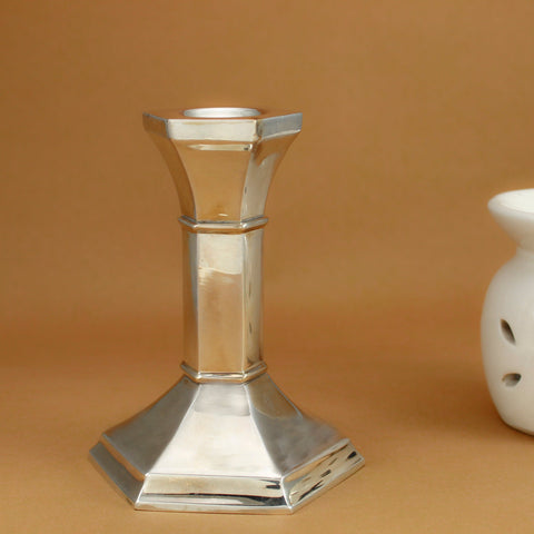Classic Silver Candle Stand