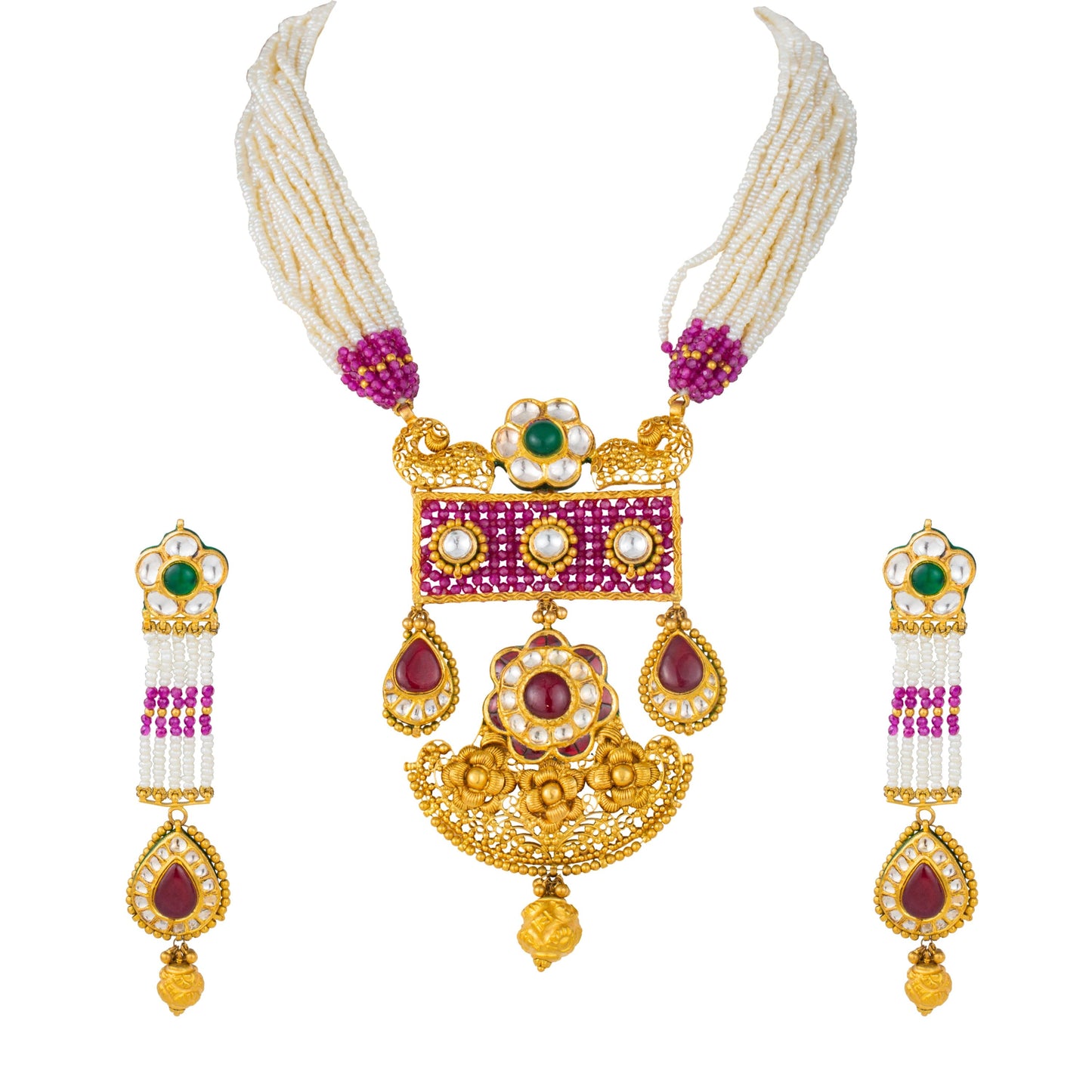 Varnika Stunning Gold Necklace Set