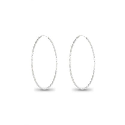 Asin Round Silver Earring