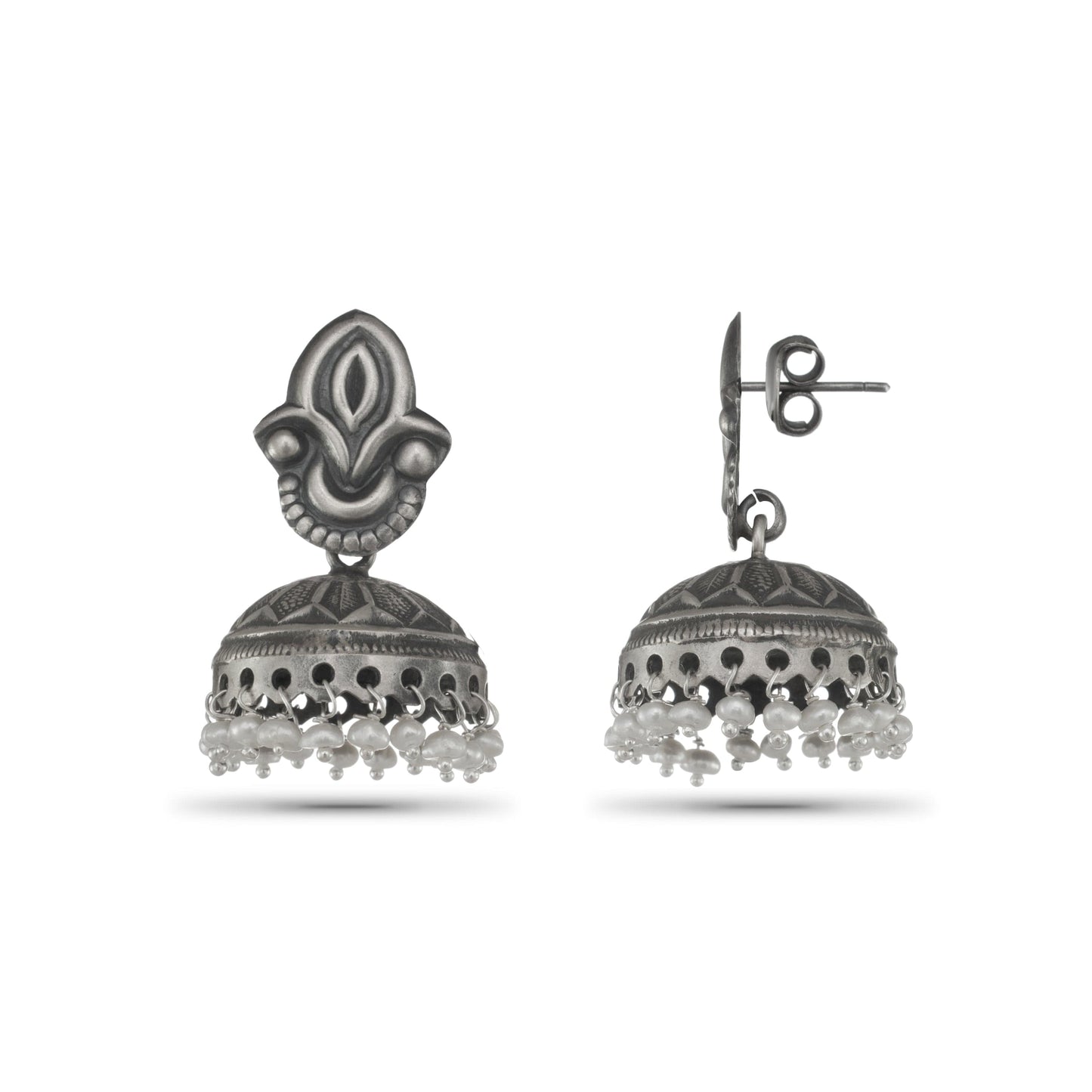 Nermin Imperial Silver Earrings