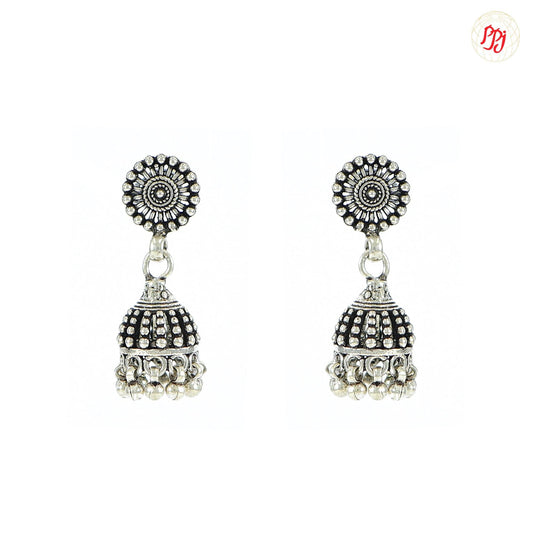 Splendid Sterling Silver Jhumkis