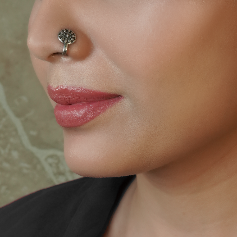 Reena Clip- On Silver Nose Pin