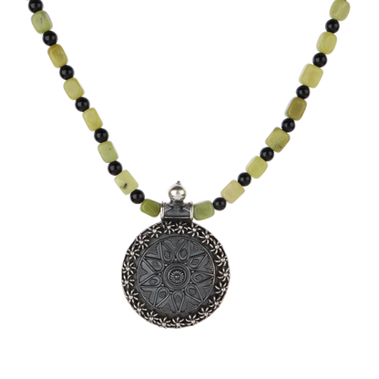 Olga Tribal Silver Rawa Necklace