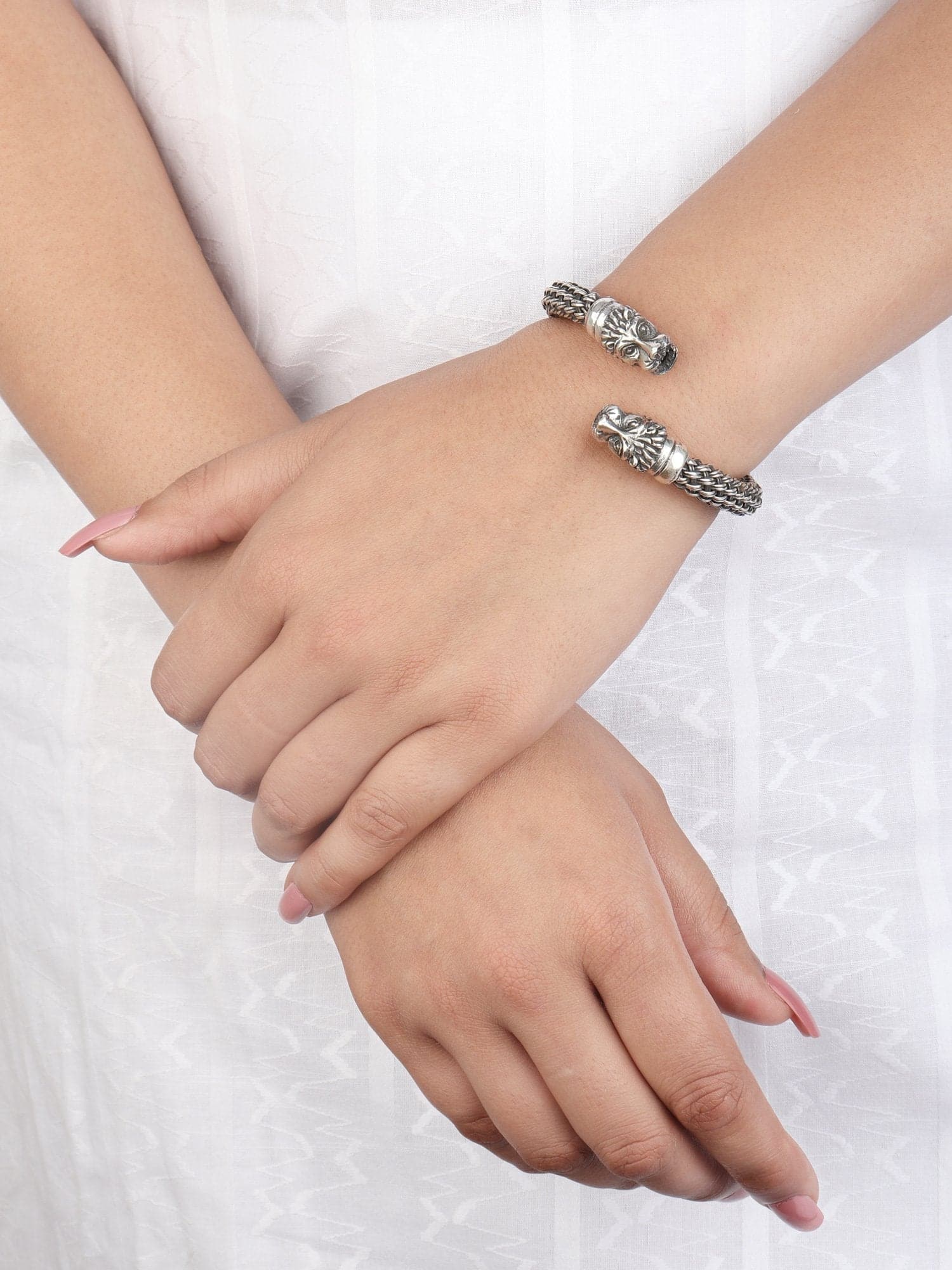 Buy Silver Bracelets & Bangles for Women by Silvermerc Designs Online |  Ajio.com