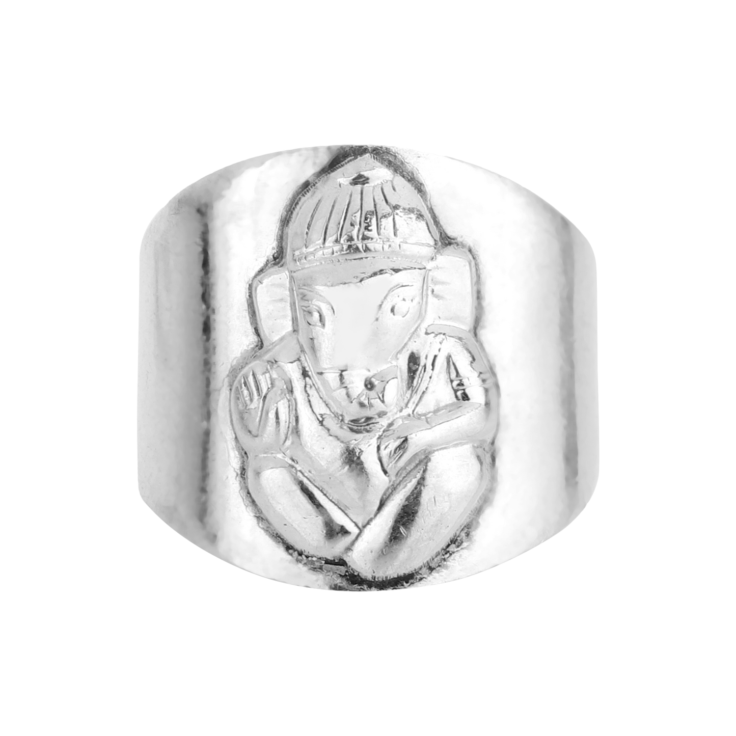 Lord Ganesha Silver Ring