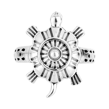 Chic Tortoise Silver Ring