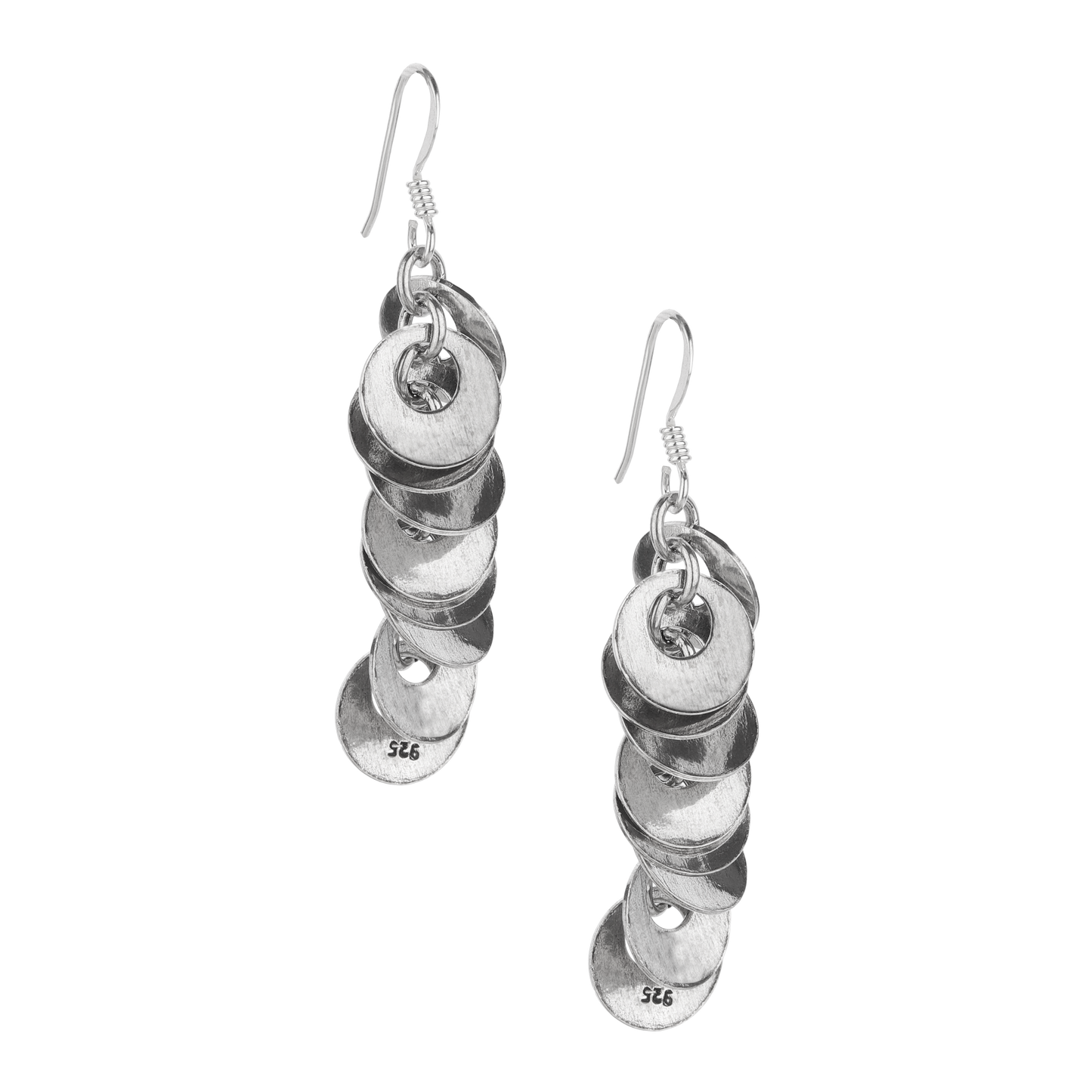 Vihika Classic Sterling Silver Earrings