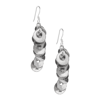 Vihika Classic Sterling Silver Earrings