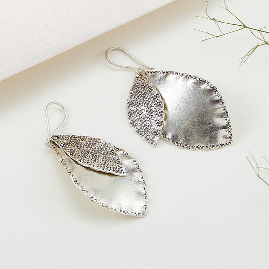 Aaroshi Designer Silver Earrings