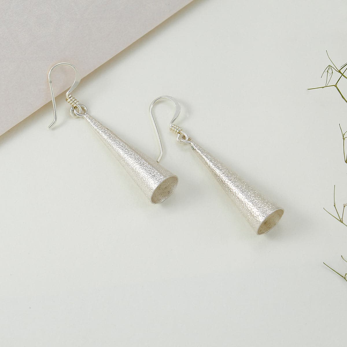 Urvika Dazzling Silver Earrings