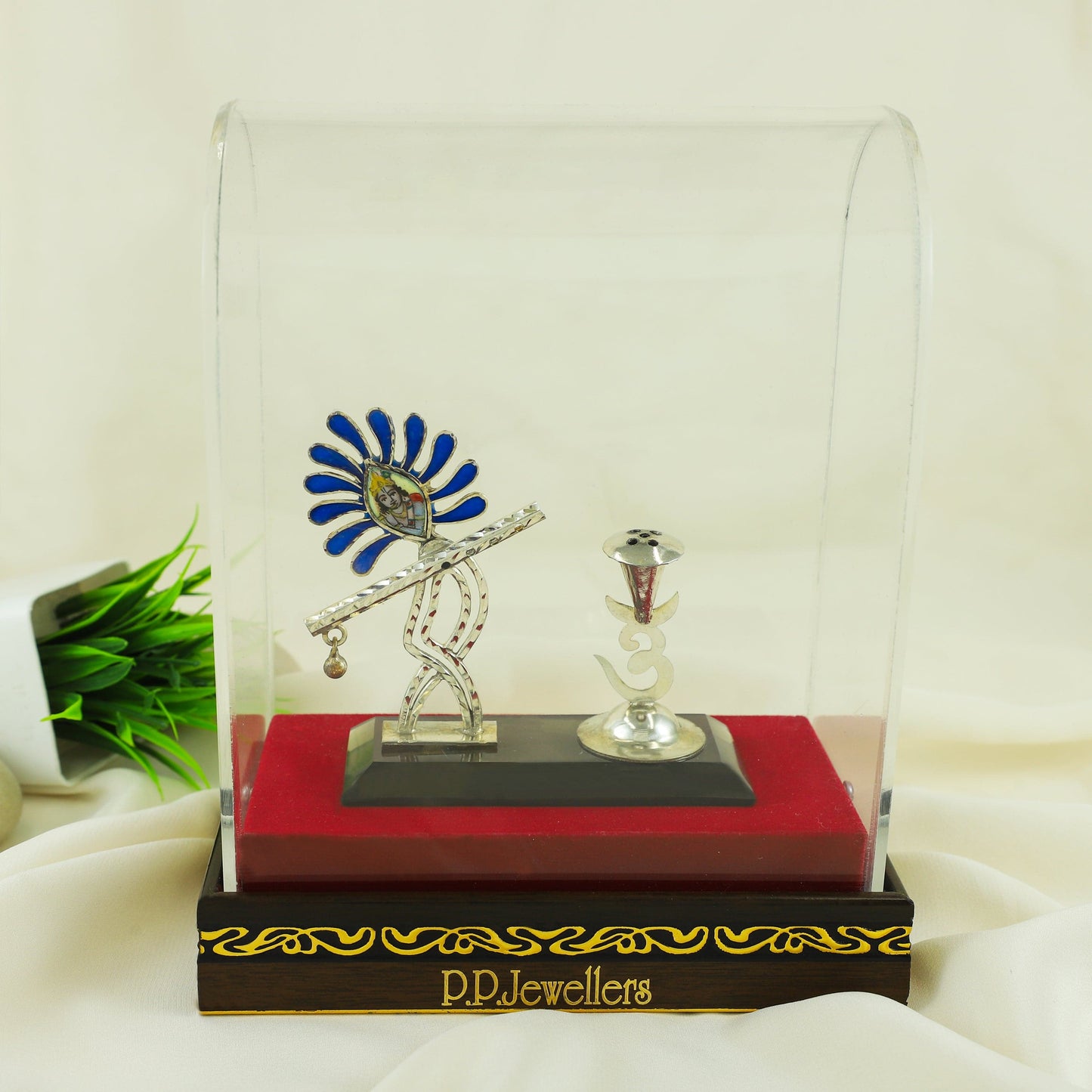 Charming Silver Aagarbatti Stand