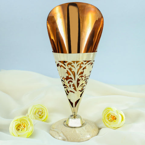 Stunning Silver Flower Pot