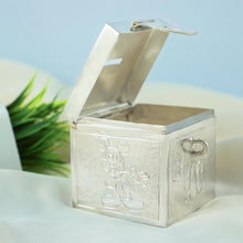 Joyful Silver Piggy Bank For Baby