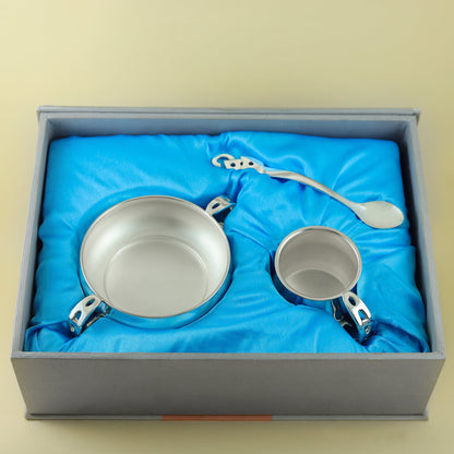 Precious Silver Baby Gift Set