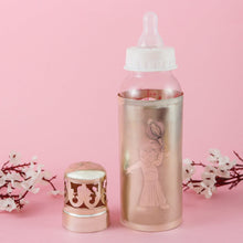 Joyful Silver Baby Bottle