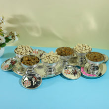 Sensational Silver Dry Fruits Bowl Set