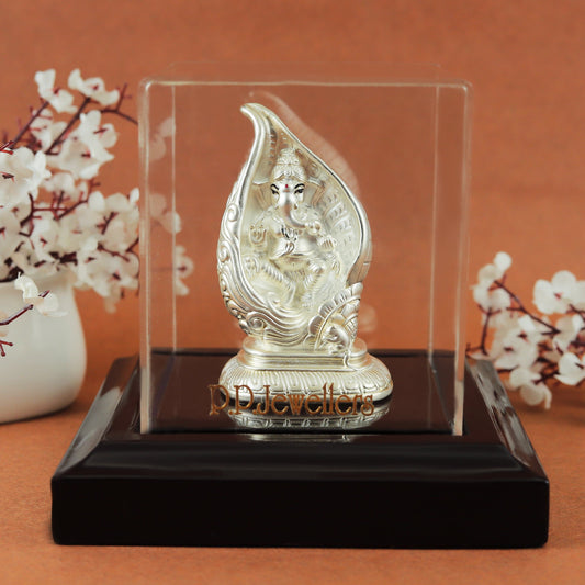 Precious Silver Ganesha Idol