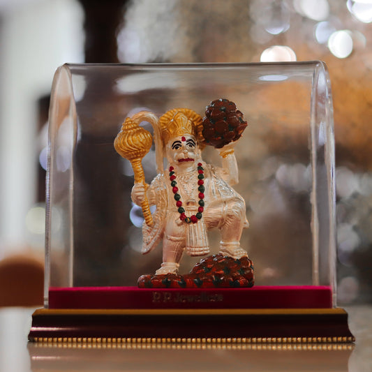 Glorious Hanumana Silver Idol
