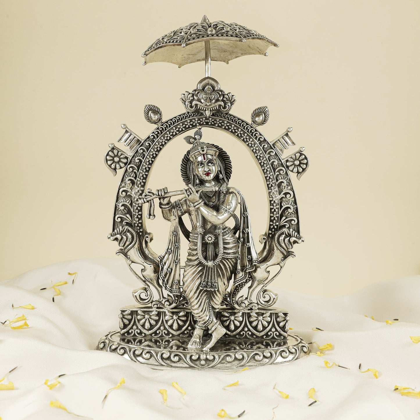 Marvelous Gopinath Silver Idol