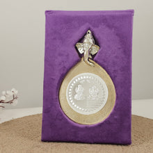 Pleasing 100GM Lakshmi-Ganesh Silver Coin