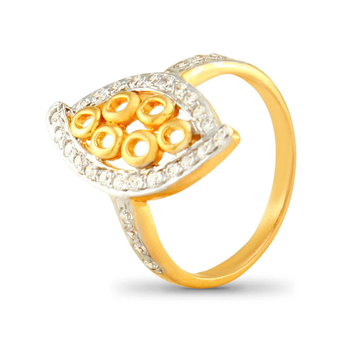 Delicado Pearl Gold Ring