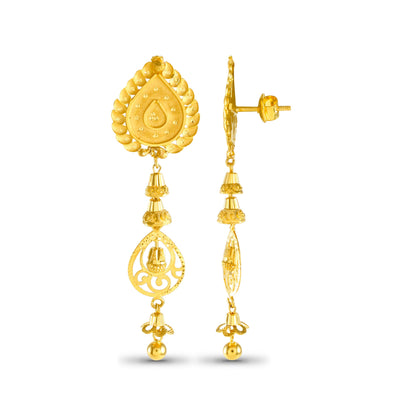 Aarohi Ethereal Gold Earrings