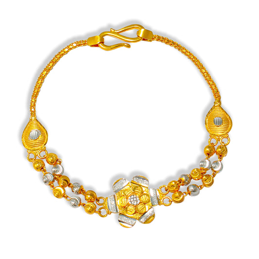 Aastha Beaming Gold Bracelet