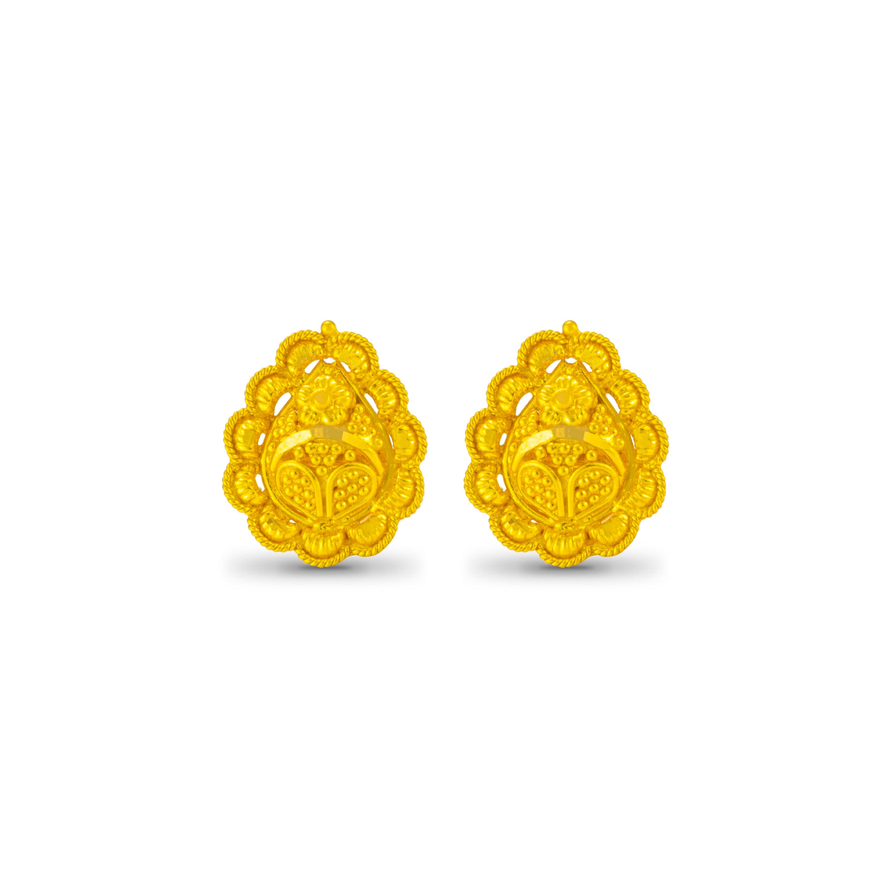 Mia by Tanishq 2.7 g 14KT Gold Precious Plain Earrings