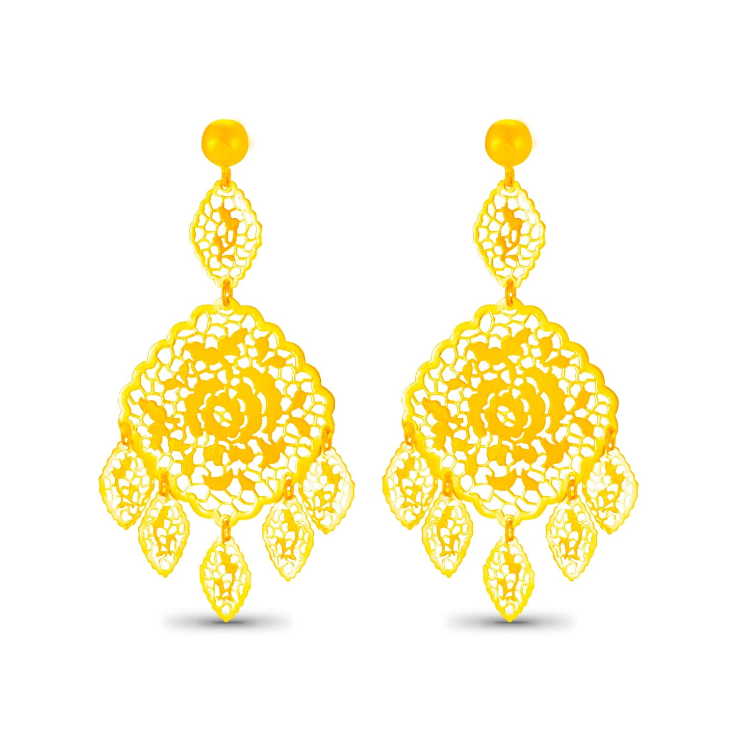 Aadanya Regal Gold Earrings