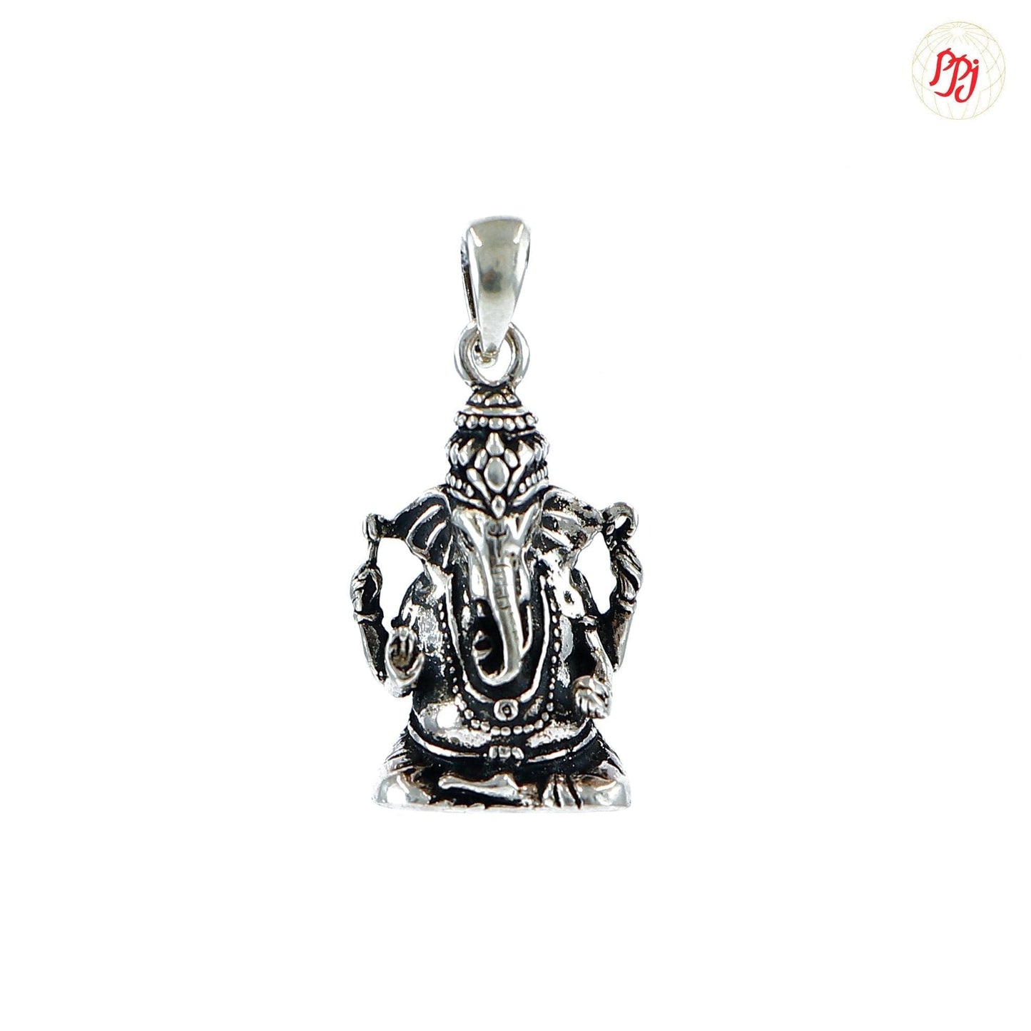 Charming Ganesha Silver Pendant