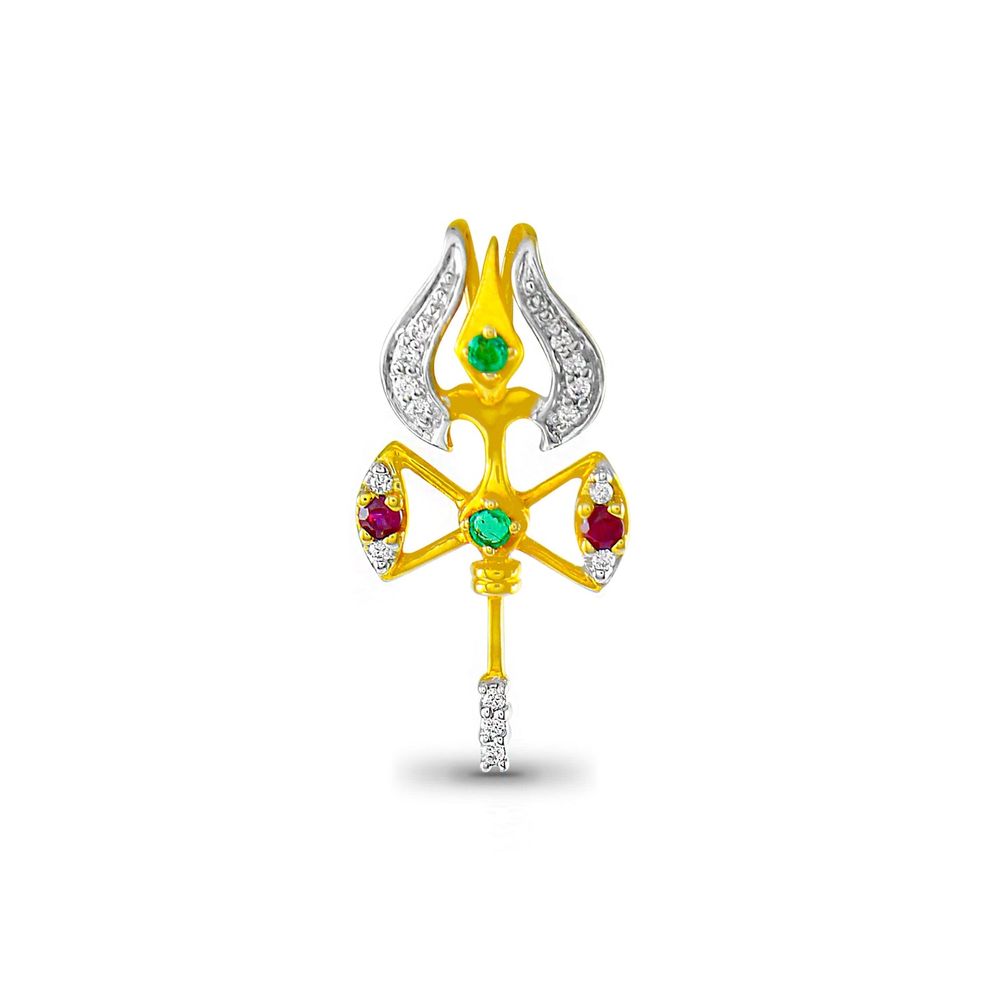 Shiv Traditional Diamond Pendant