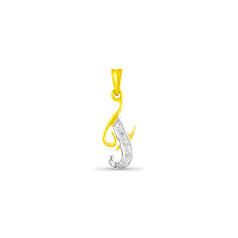 Fancy F Diamond Pendant