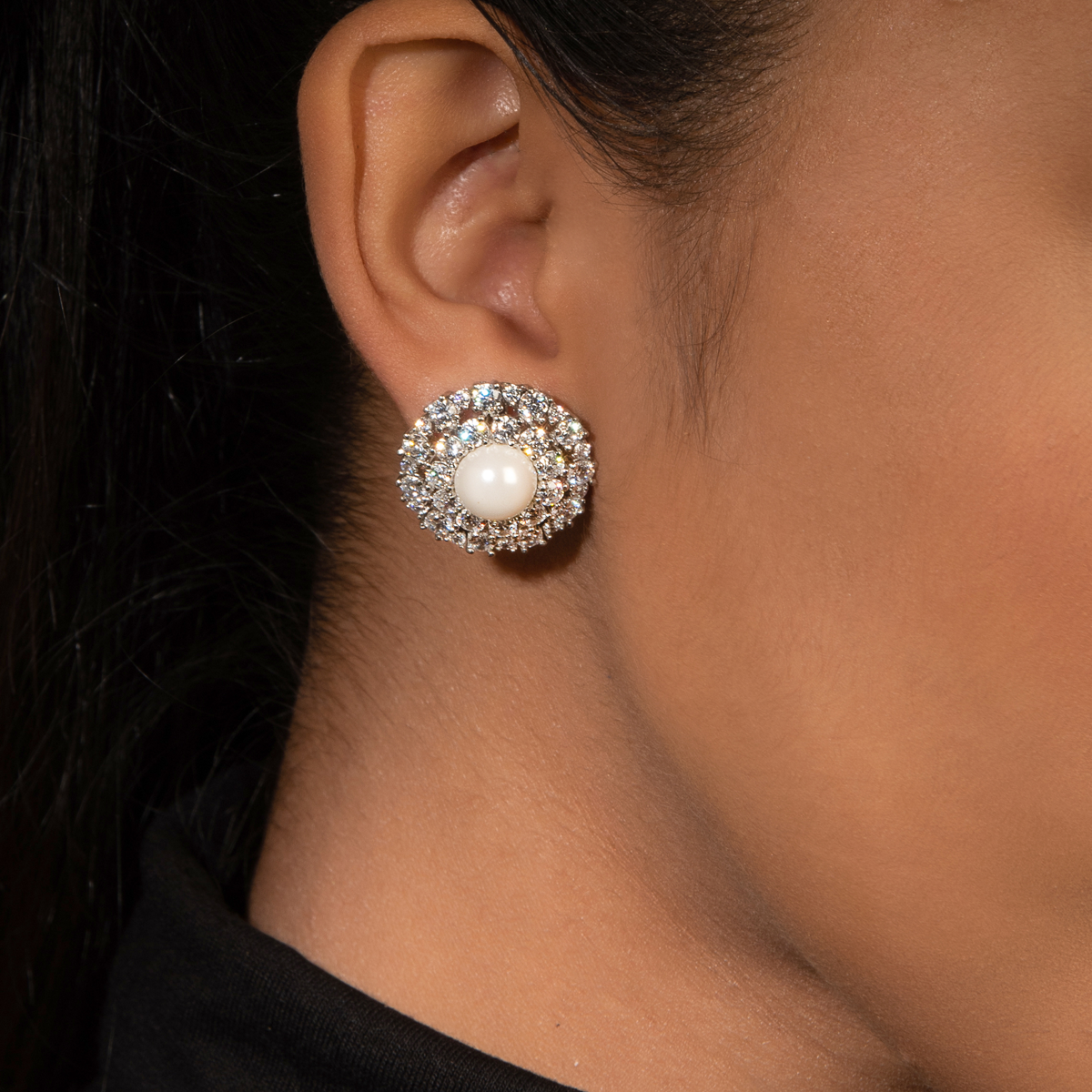 Wanetta Silver Swarovski Crystal Teardrop Earrings, Bridesmaid Earrings,  Bridal Wedding Jewelry, Cubic Zirconia Earrings, White Weddings - Etsy