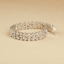 Myra Marquise & Teardrop Swarovski Zirconia Silver Bracelet