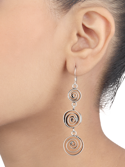 Eva Sterling Silver Earrings