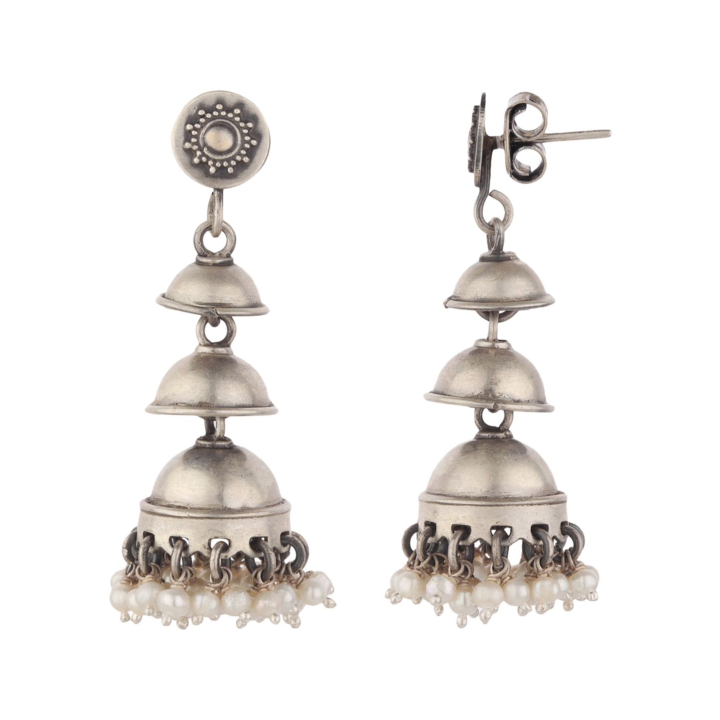 Ivana Sterling Silver Earrings With Pearl