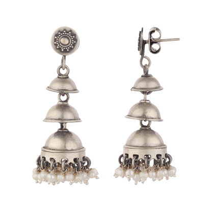 Ivana Sterling Silver Earrings With Pearl