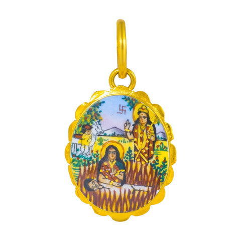 Deity Trendy Gold Pendant