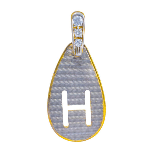 Heartly H Gold Pendant